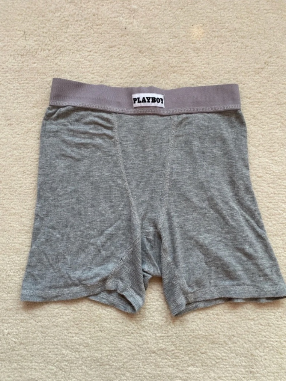 PLAYBOY Gray Boxer Briefs